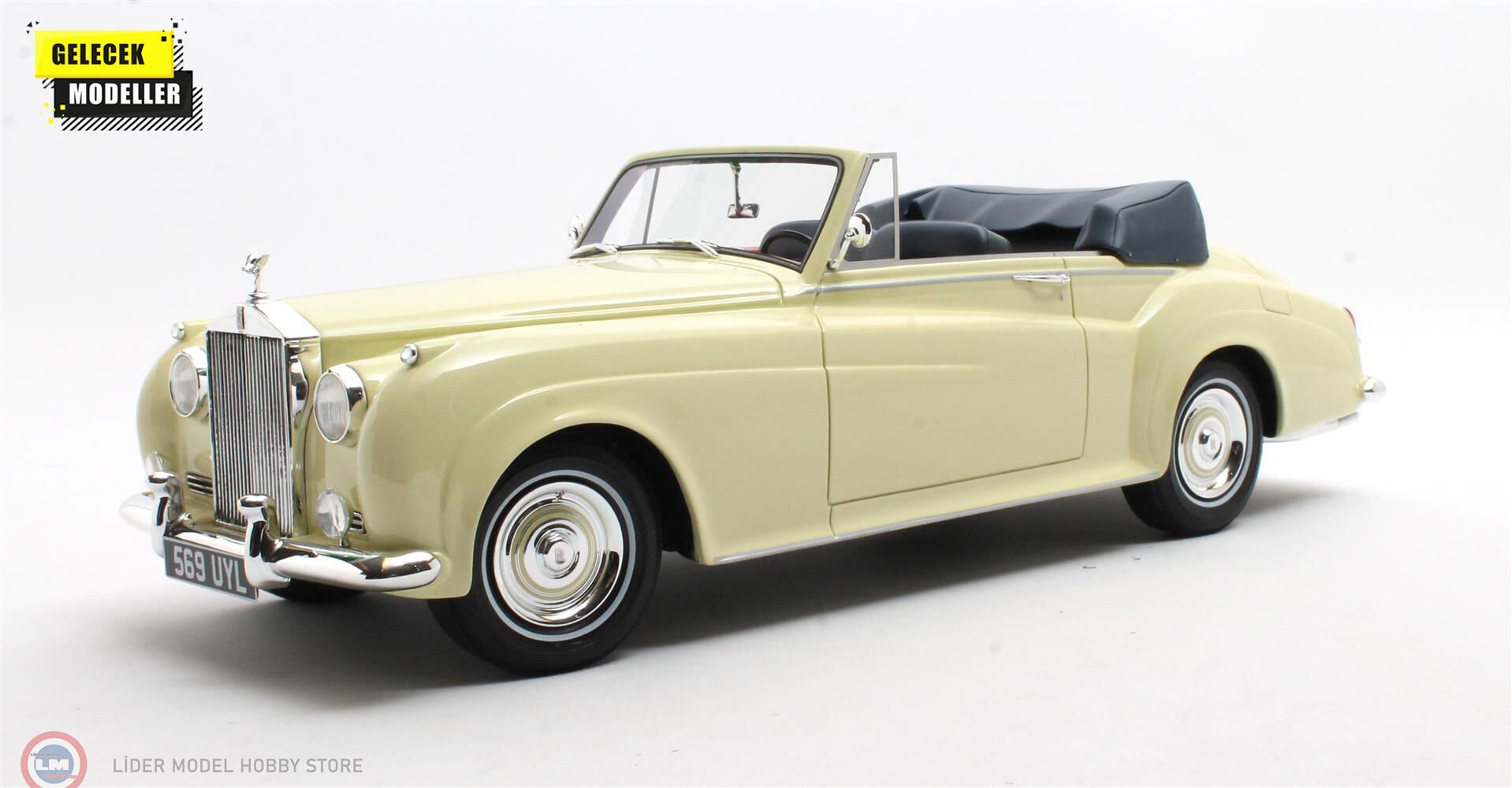 1:18 Cult Scale 1960 Rolls Royce Silver Cloud DHC - Ivory