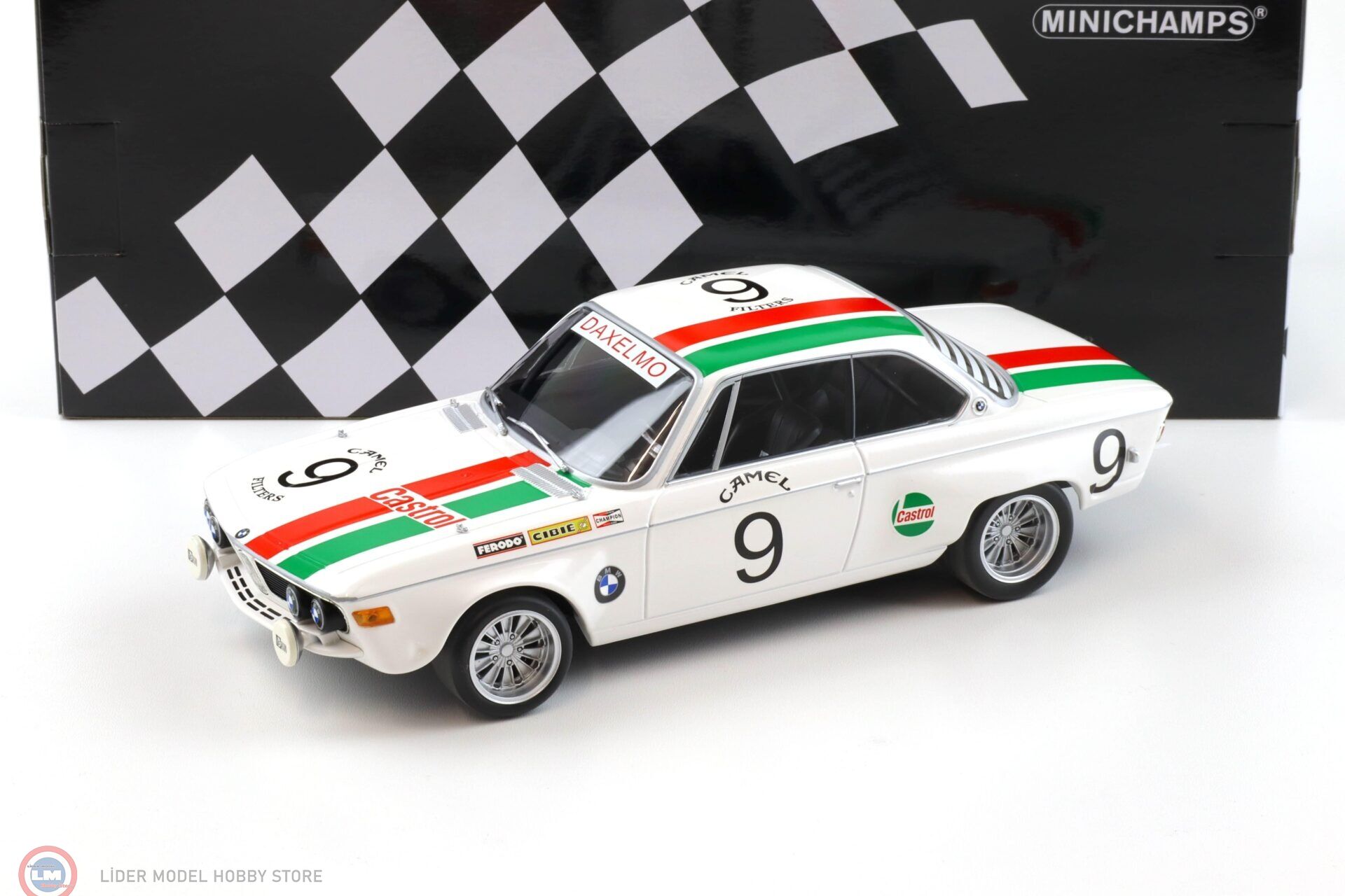 1:18 Minichamps BMW 2800 CS #9 24H SPA 1971