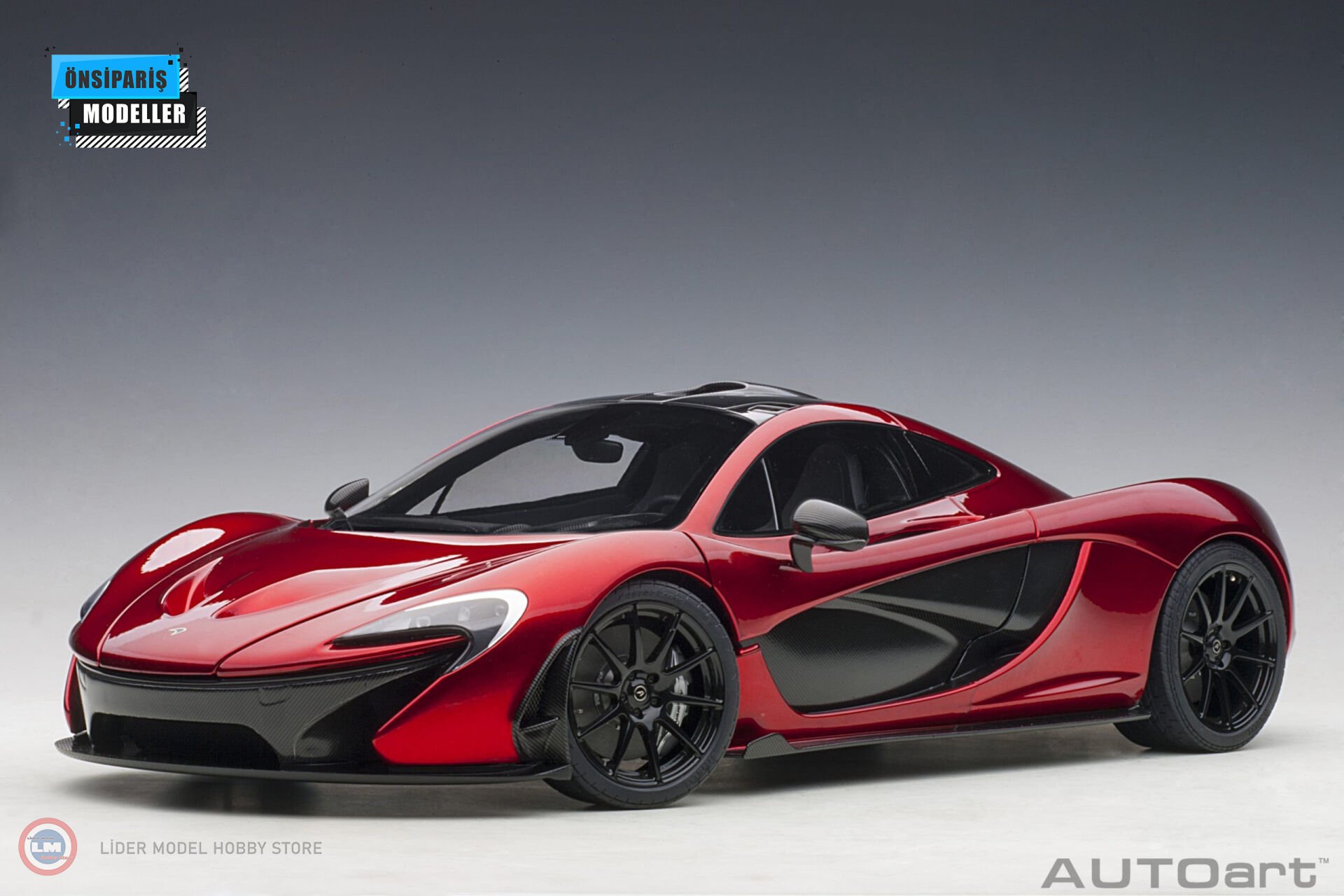 1:12 2013 McLaren P1 Kırmızı