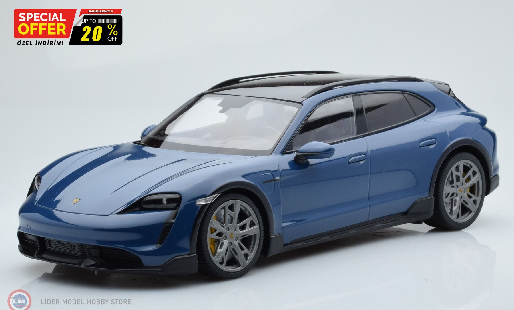 Minichamps - 1:18 Minichamps 2021 Porsche TAYCAN CROSS TOURISMO