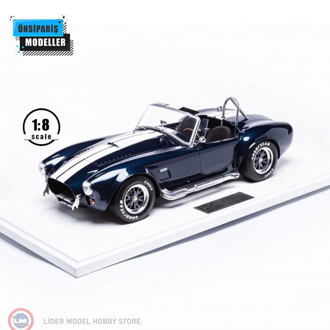 1:8 HC Model 1965 Ford Shelby Cobra 427 SC Nightmist Blue