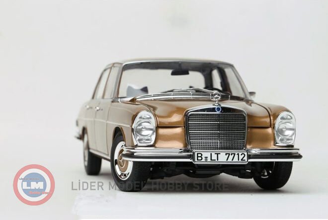 1:18 1968 Mercedes Benz 280 SE W109 sedan gold metallic