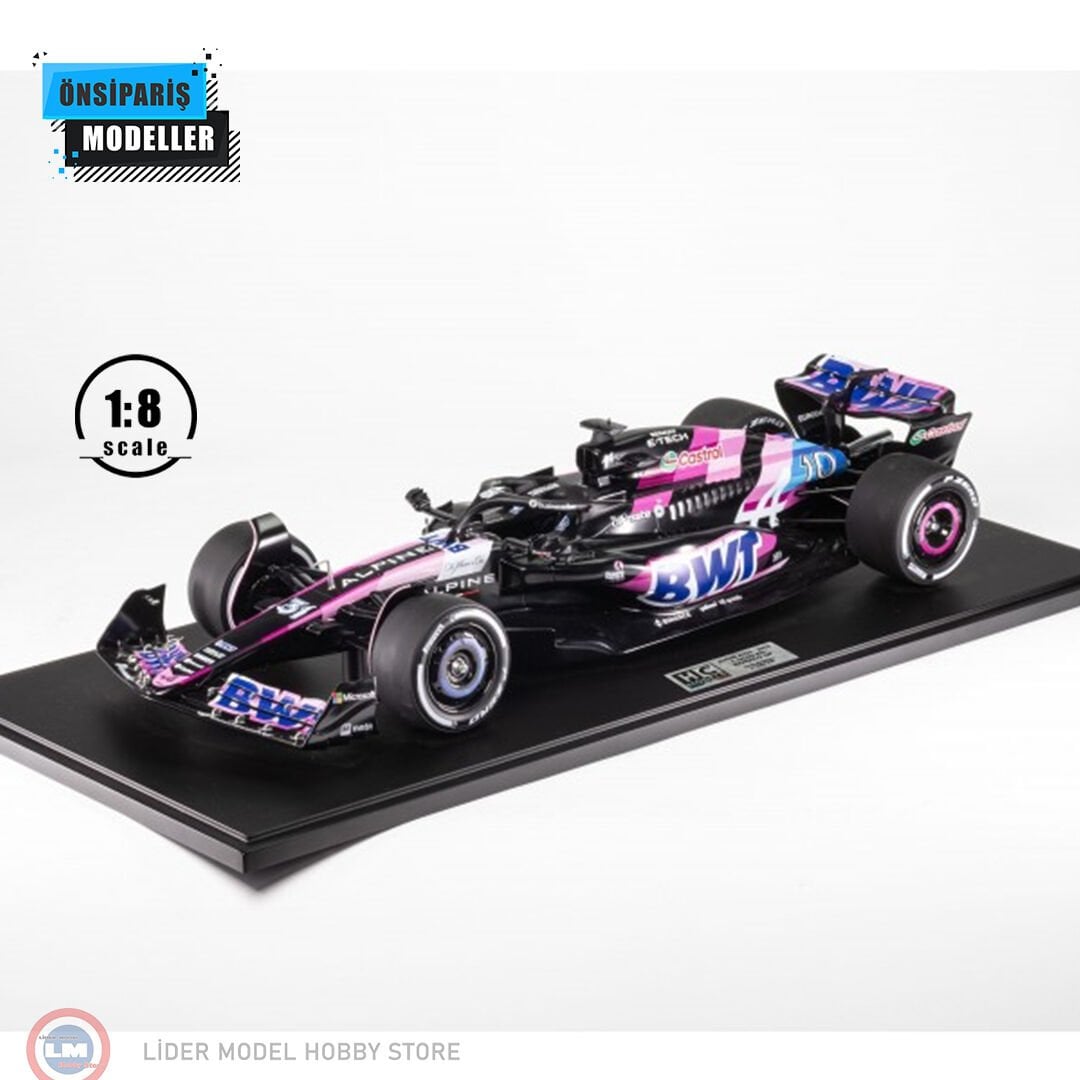 1:8 HC Model 2024 Renault Alpine A524 Pink Presentation