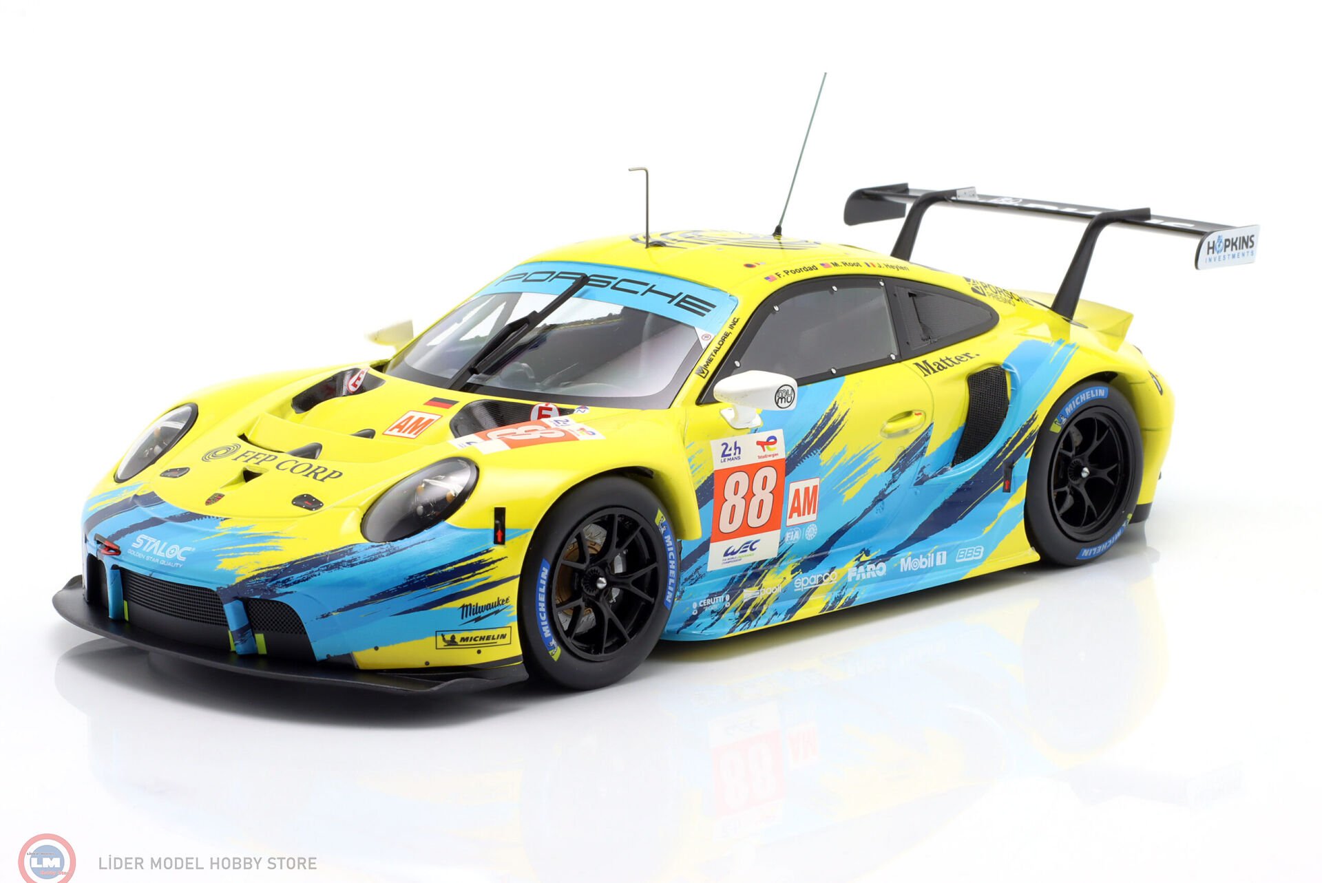 1:18 IXO Porsche 911 RSR-19 #88 24h LeMans 2022 Dempsey-Proton Racing