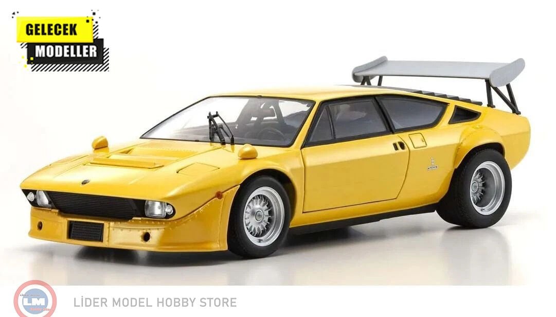 1:18 Kyosho 1974 Lamborghini Uracco Rally Yellow Pearl