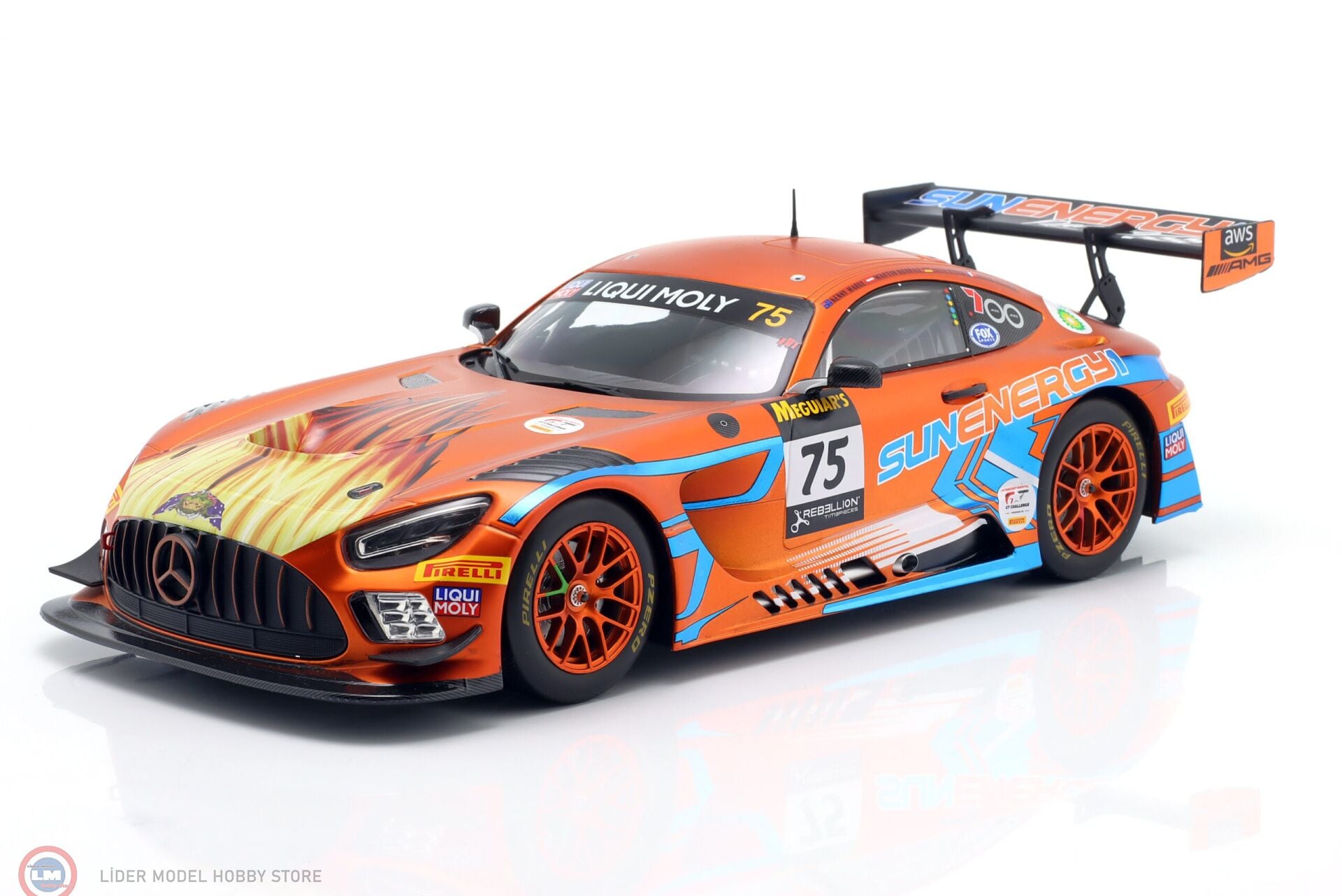 1:18 IXO Mercedes Benz AMG GT3 Evo #75 Winner 12h Bathurst 2022 SunEnergy1