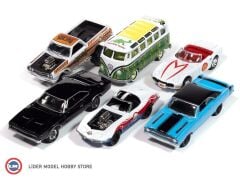 1:64 Johnny Lightning 1969 Dodge Dart GTS 340 ''Goodyear Blue Streak'' ''Pop Culture''