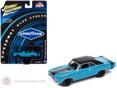 1:64 Johnny Lightning 1969 Dodge Dart GTS 340 ''Goodyear Blue Streak'' ''Pop Culture''