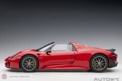 1:12 Autoart 2013 Porsche 918 Spyder Weissach Package (Guards Red)