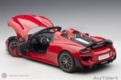 1:12 Autoart 2013 Porsche 918 Spyder Weissach Package (Guards Red)