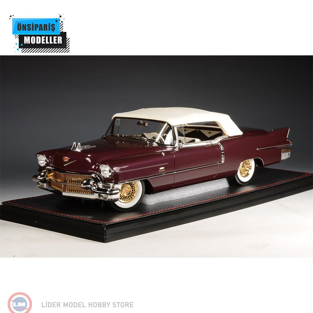 1:18 GLM/Stamp Models 1956 Cadillac Eldorado Biarritz Closed roof - chantilly