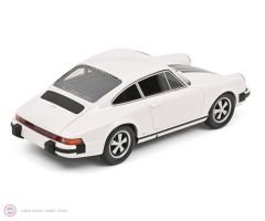 1:18 Porsche 911 Coupe White with Black Stripes