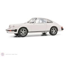 1:18 Porsche 911 Coupe White with Black Stripes