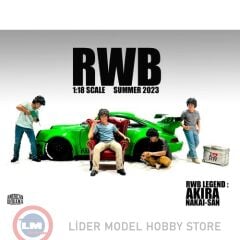 1:18 American Diorama, RWB Akira Nakai - Figure #1