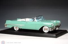 1:18 GLM/Stamp Models 1957 Cadillac Series 62 Convertible Open roof Thebes Green Metallic