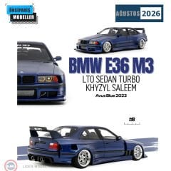 1:18 BMW E36 LTO Sedan Turbo Khyzyl Saleem Avus Blue