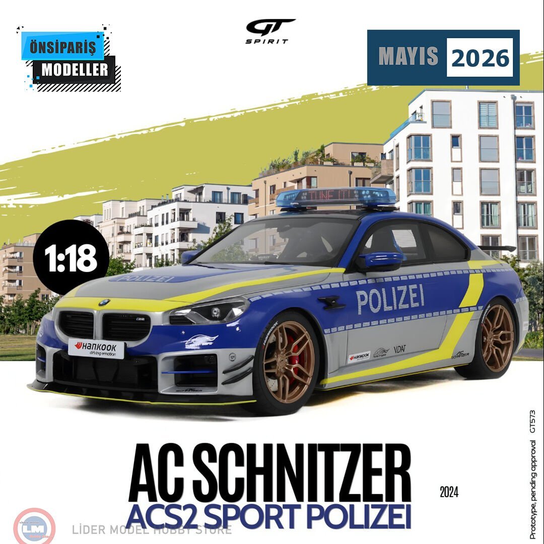 1:18 GT Spirit 2024 BMW AC Schnitzer ACS2 Sport Polizei