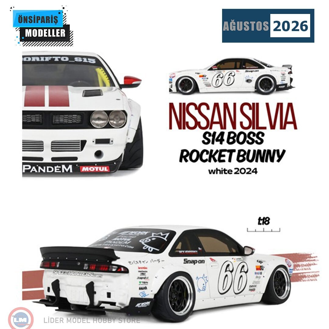 1:18  Nissan Silvia S14 Boss Rocket Bunny