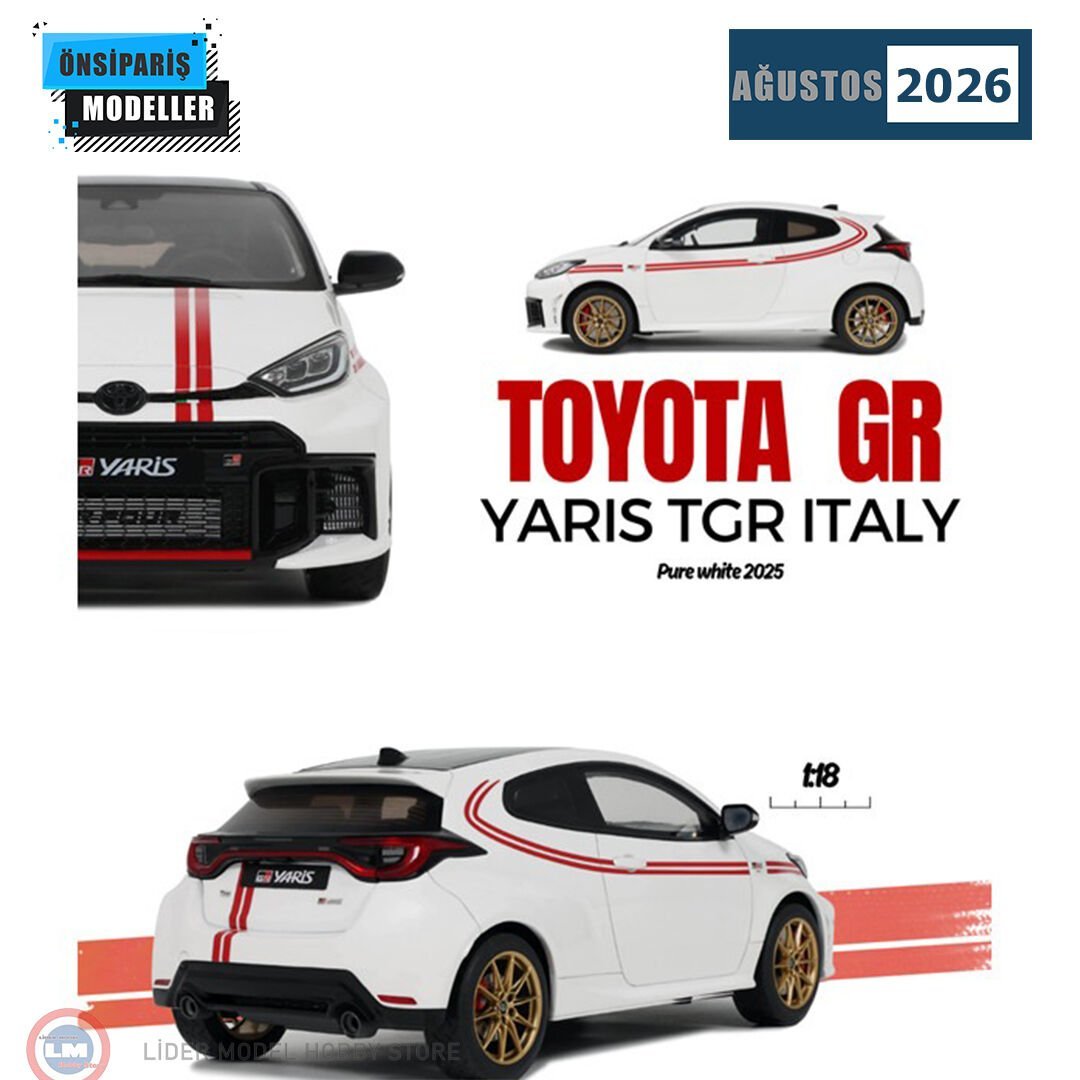 1:18 2024 Toyota GR Yaris TGR Italy Limited Edition