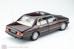 1:18 TOURING MODEL BMW 745i E23 1984 Burgundy Red