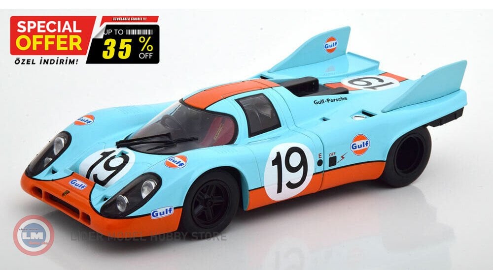 1:18 1971 Porsche 917K GULF #19 - LeMans