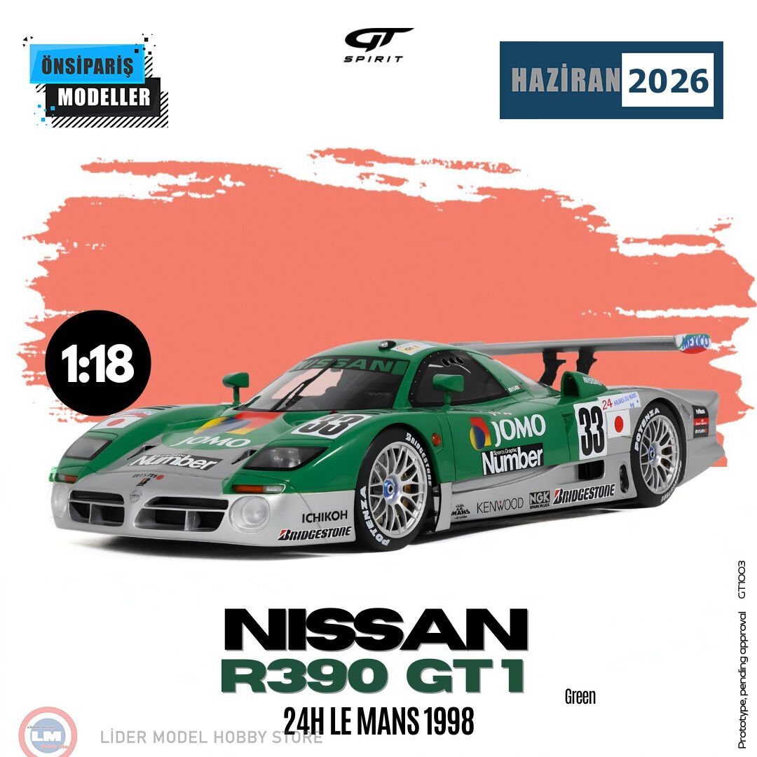 1:18 GT Spirit 1998 Nissan R390 GT1 No 33 24H Le Mans
