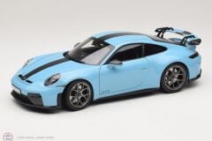 1:18 Norev Porsche 911 GT3 with Weissach-package 2025 - Gulf blue