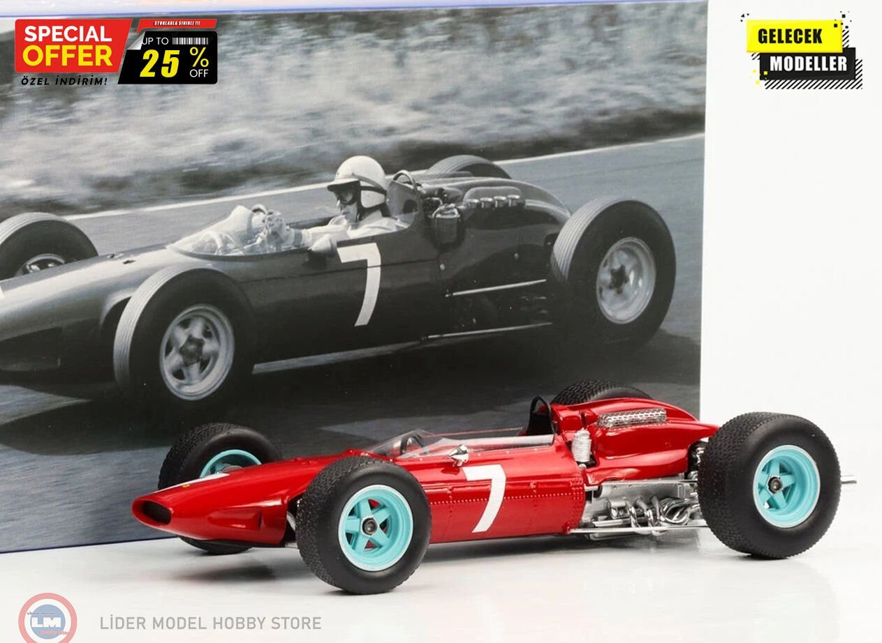 1:18 WERK83 Ferrari 158 #7 Winner German GP Formula 1 World Champion 1964 - J. Surtees