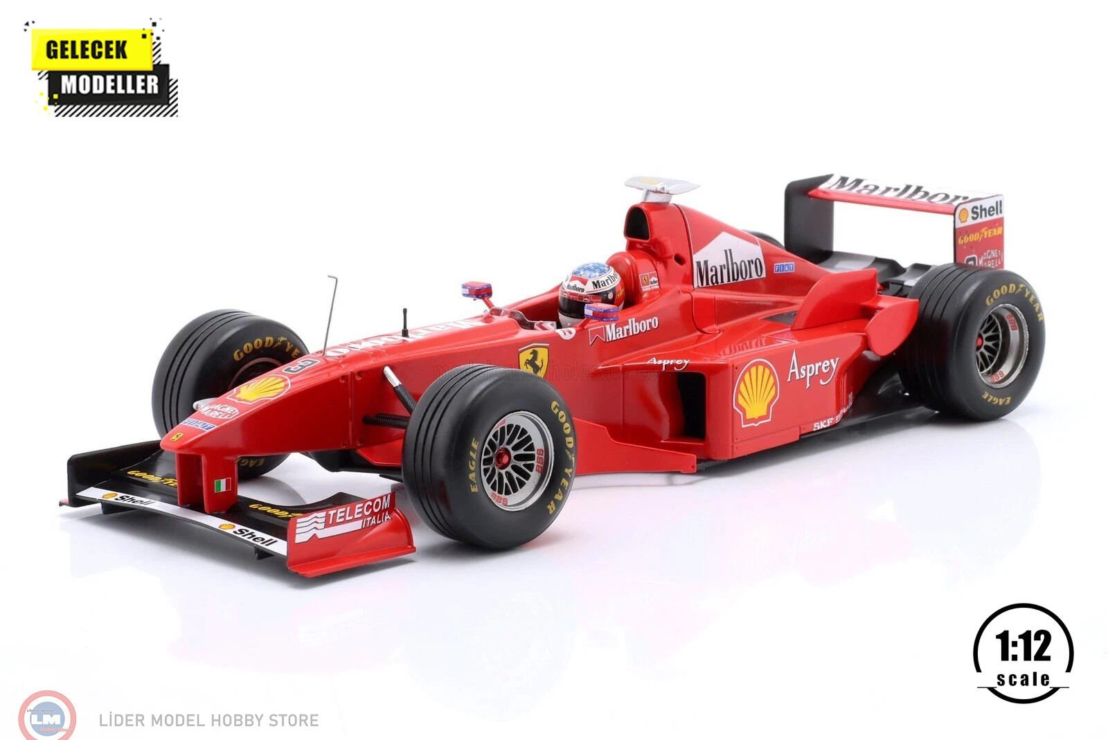 1:12 WERK83 Ferrari F300 #3 Winner French GP Formula 1 (1998) - M. Schumacher