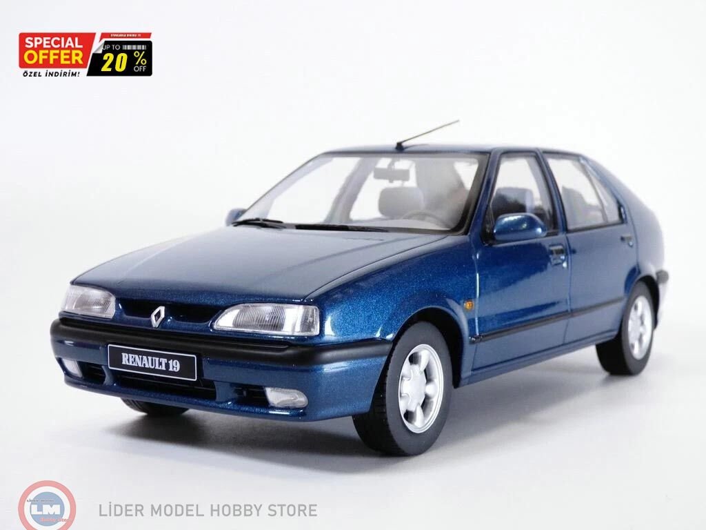 1:18 1994 Renault 19 Europa - laguna blue