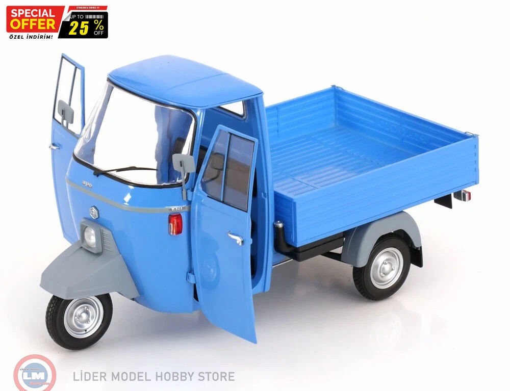 1:18 Mitica 1979 Piaggio APE P501 VAN open
