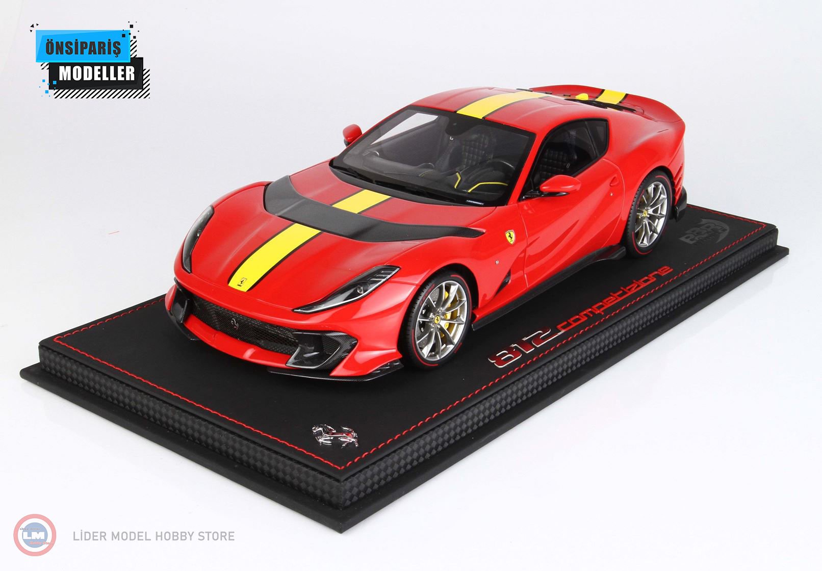 1:18 2021 Ferrari 812 Competizione-Red