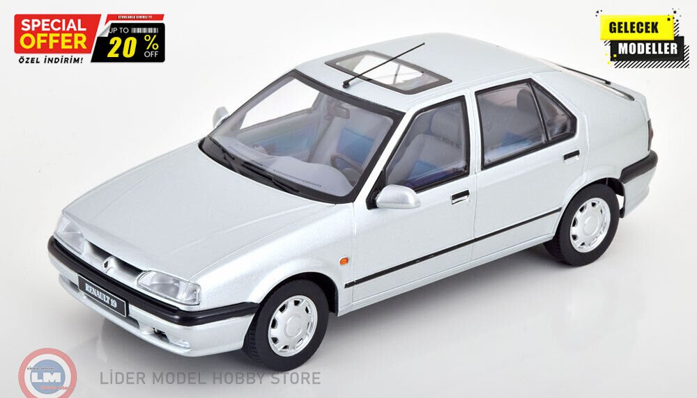 1:18 1994 Renault 19 Europa - silver