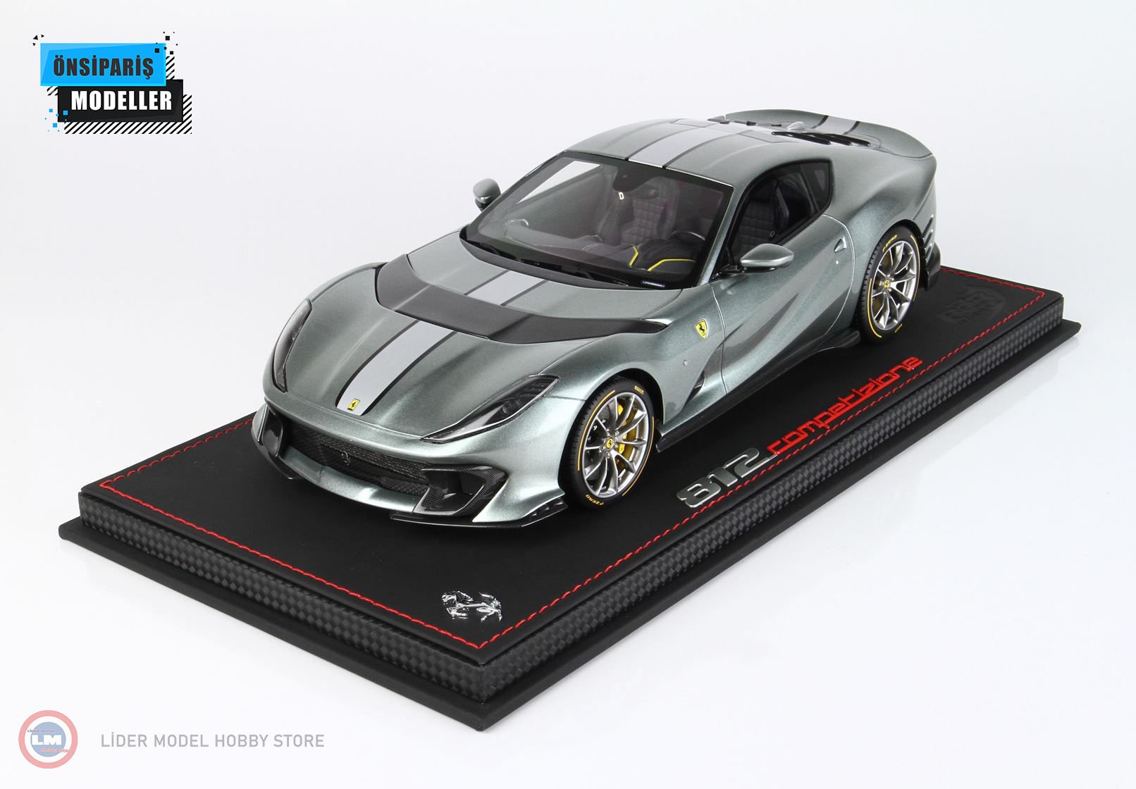 1:18 2021 Ferrari 812 Competizione-Coburn Grey