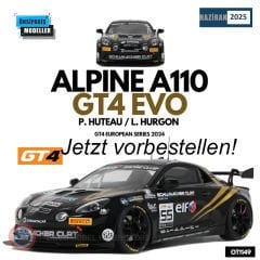1:18 Otto Renault Alpine A110 GT4 Evo Black