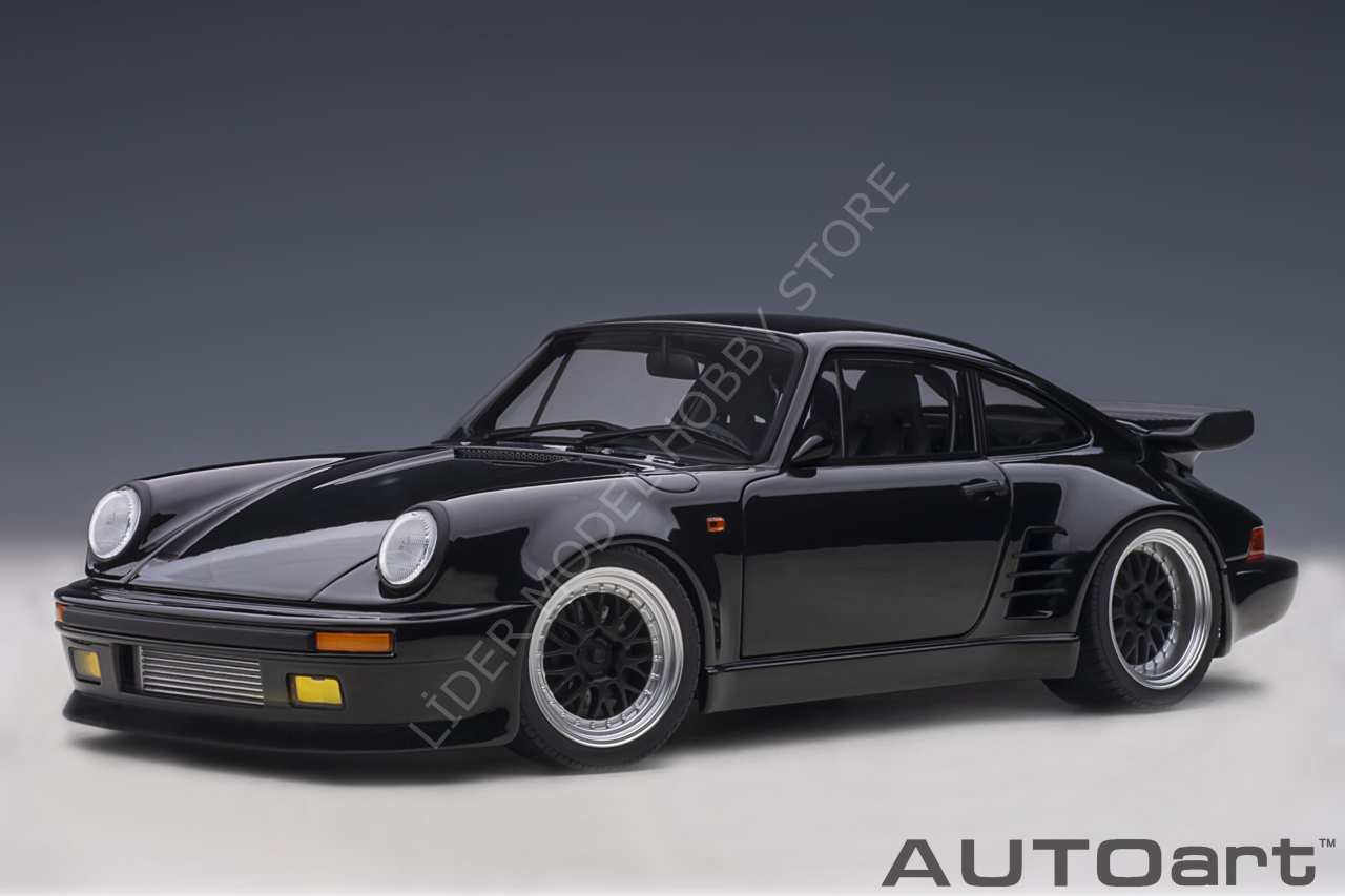 1/18 AUTOart ポルシェ 911 (930) 3.0 ターボ Autoart - 1:18 1986 Porsche 911 (930) Turbo Wangan ''Black Bird