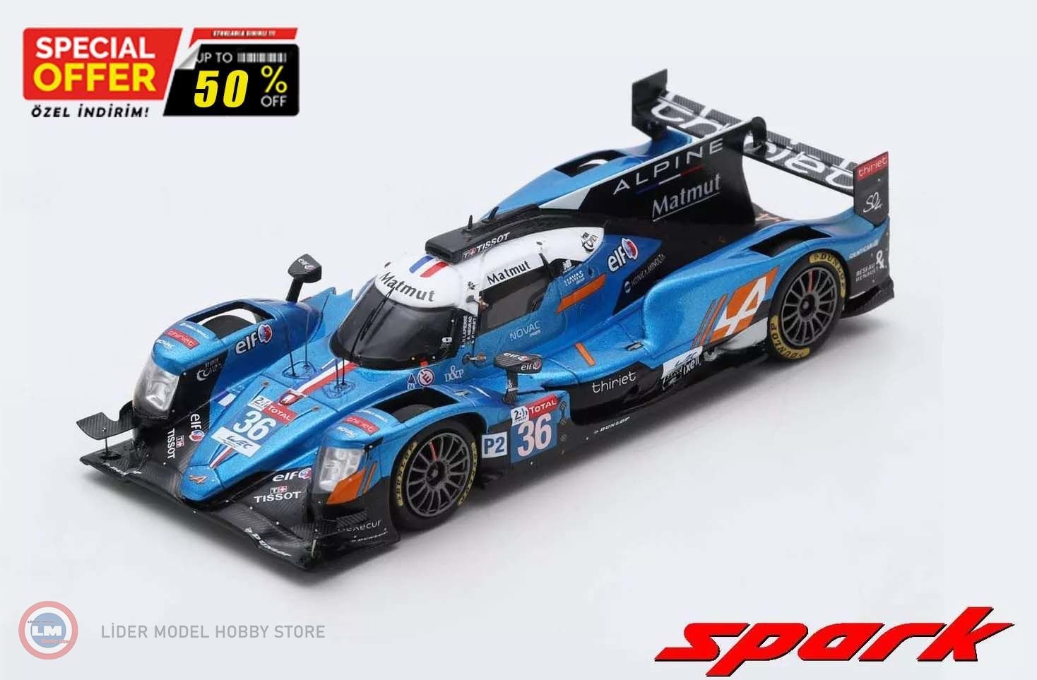 1:43 2018 Alpine A470 #36 - LeMans