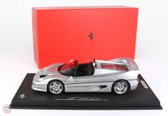 1:18 Ferrari F50 Coupe 1995 Spider Version Metallic Silver Nurburgring
