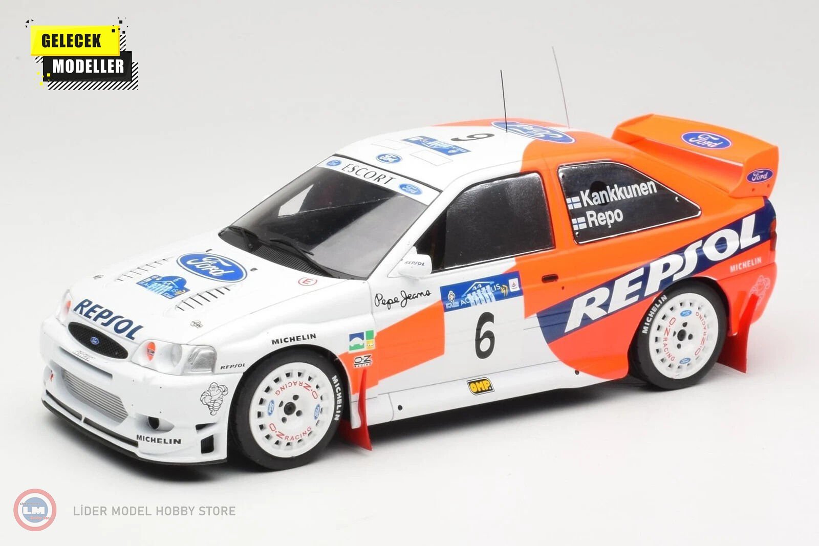 1:18 IXO 1997 Ford Escort WRC #6 - Kankkunen  Repo