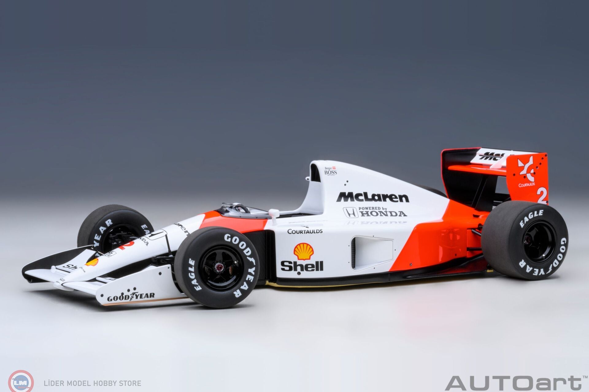 1:18 Autoart 1991 Mclaren HONDA MP46 1991 #2