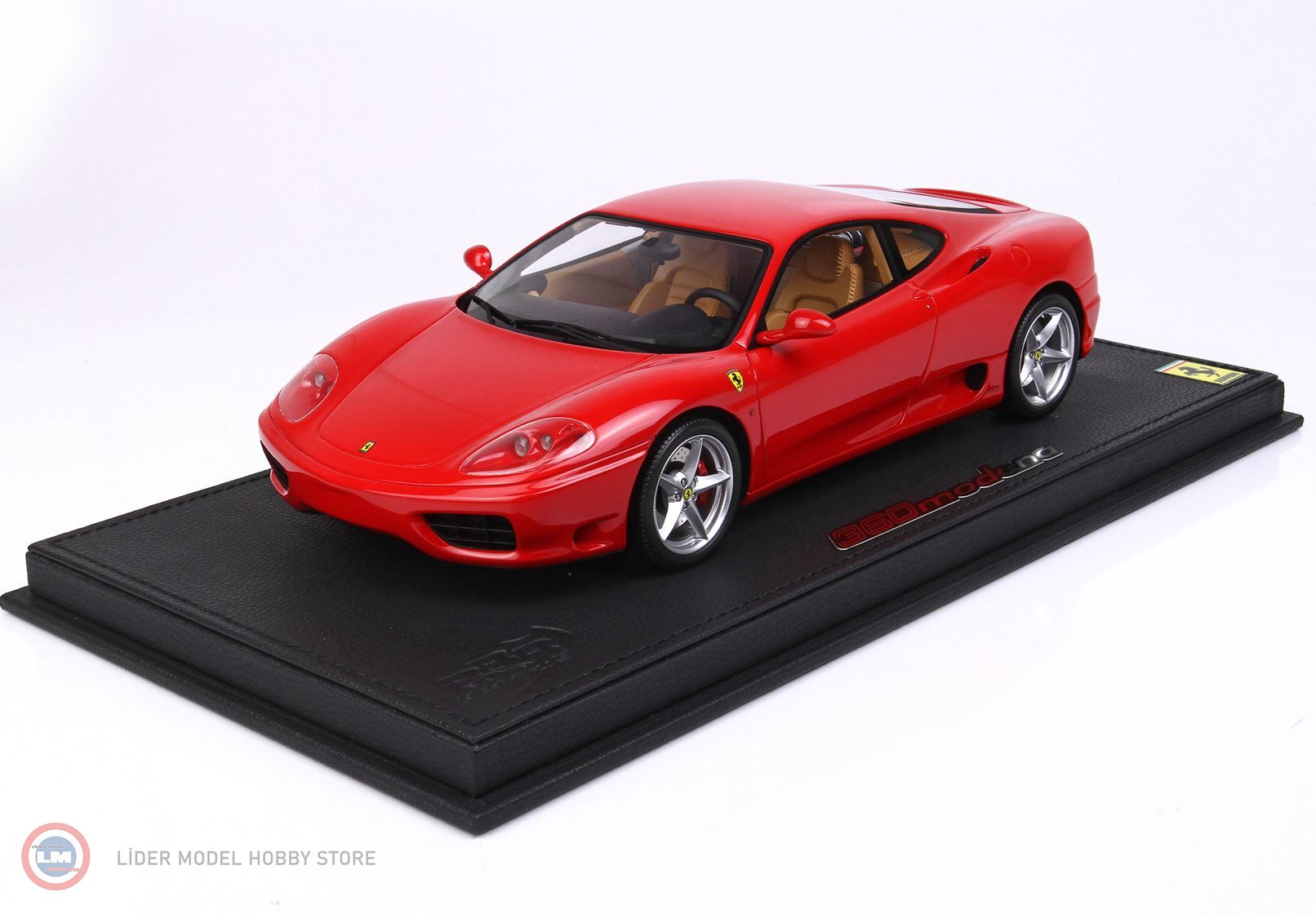 1:18 BBR 1999 Ferrari 360 Modena Rosso Corsa F1 Gear Box