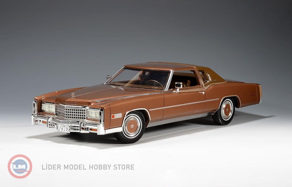 1:18 GLM STAMP 1978 Cadillac Eldorado BIarritz - Ruidoso Saddle Metallic