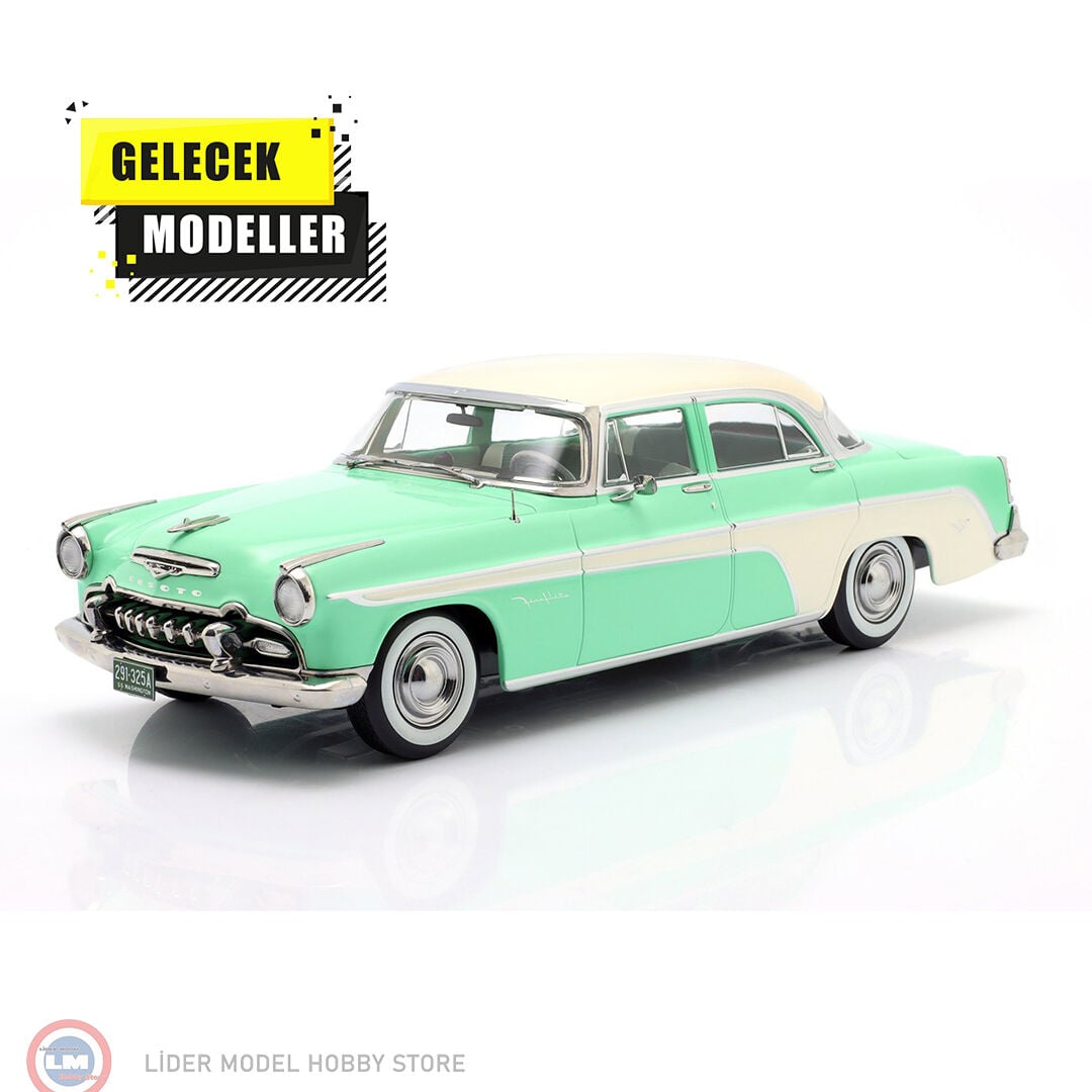 1:18 KK Scale DeSoto Fireflite Sedan 1955 - light green