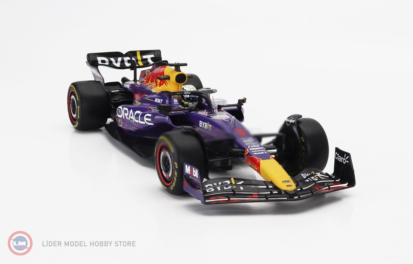 1:18 2023 Red Bull F1 RB19 TEAM ORACLE RED BULL RACING #1 WORLD CHAMPION WINNER LAS VEGAS