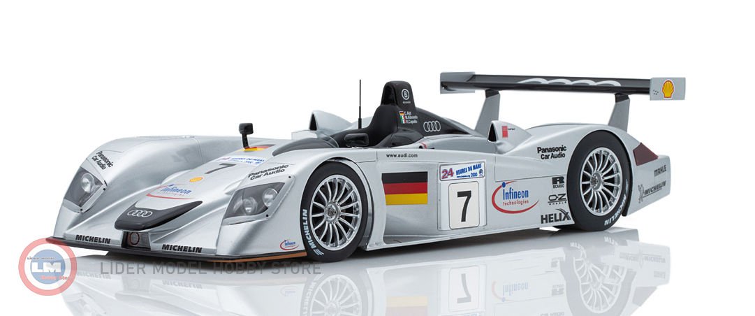 1:18 2000 Audi R8 #7 3rd Le Mans 24H