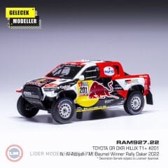 1:43 IXO 2022 Toyota GR DKR Hilux T #201 Rallye Dakar