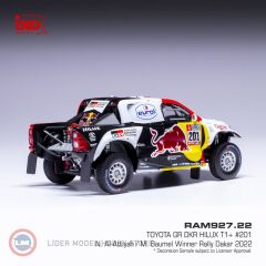 1:43 IXO 2022 Toyota GR DKR Hilux T #201 Rallye Dakar