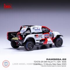 1:43 IXO 2023 Toyota GR DKR Hilux T #205 Rallye Dakar