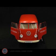 1:18 Welly 1963 Volkswagen T1 Kasten 1963 Porsche Renndienst