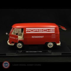 1:18 Welly 1963 Volkswagen T1 Kasten 1963 Porsche Renndienst